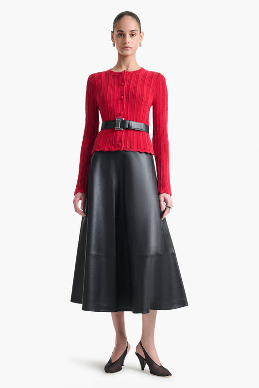 Altuzarra, Mariette Sweater Knitted from Cotton with a Ripple Stitch Finish