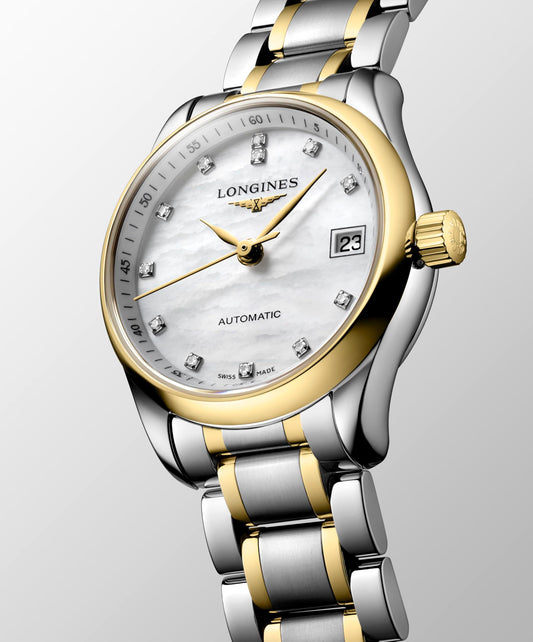 LONGINES Master Collection Automatic Watch, White Mother Of-Pearl