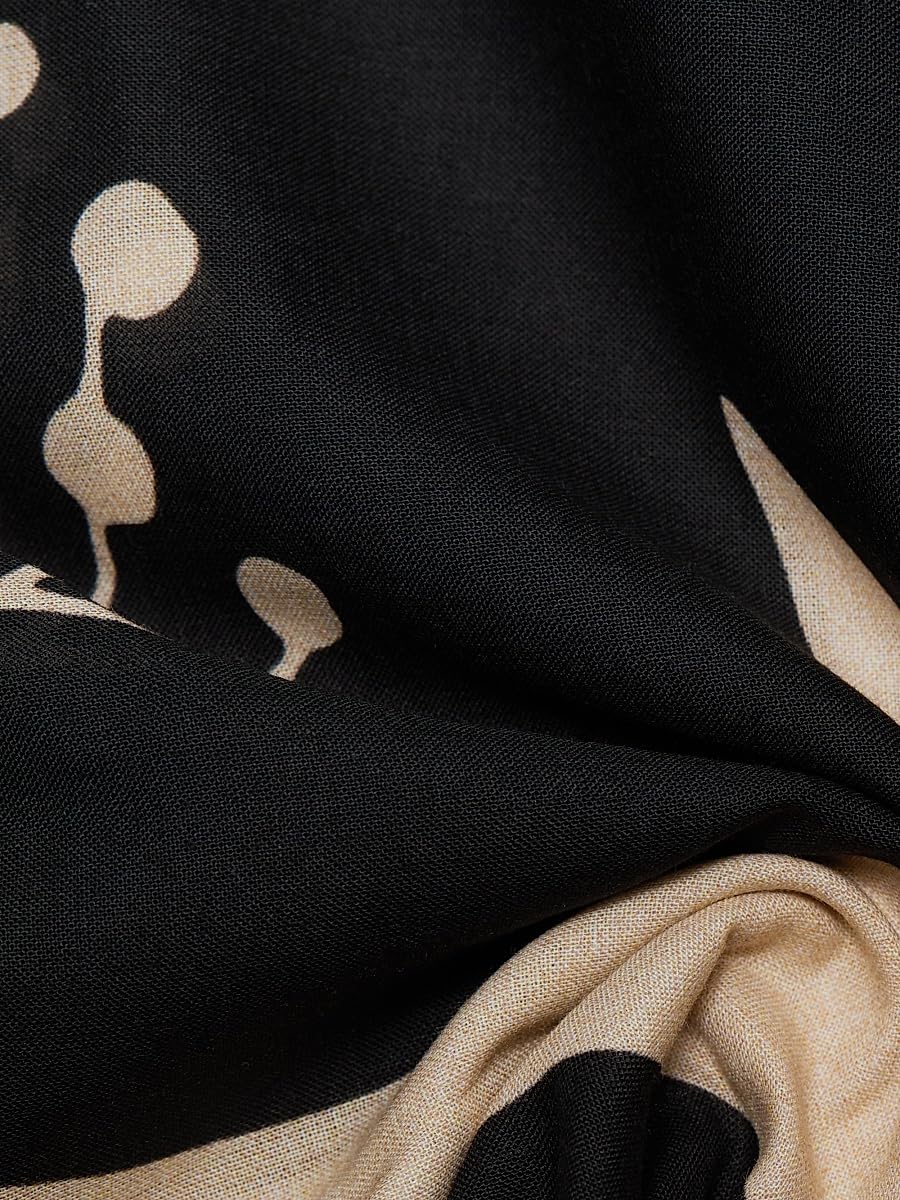 Johanna Ortiz, Whale Tail Dance Of Side-Tie Pareo Skirt, Ecru Black