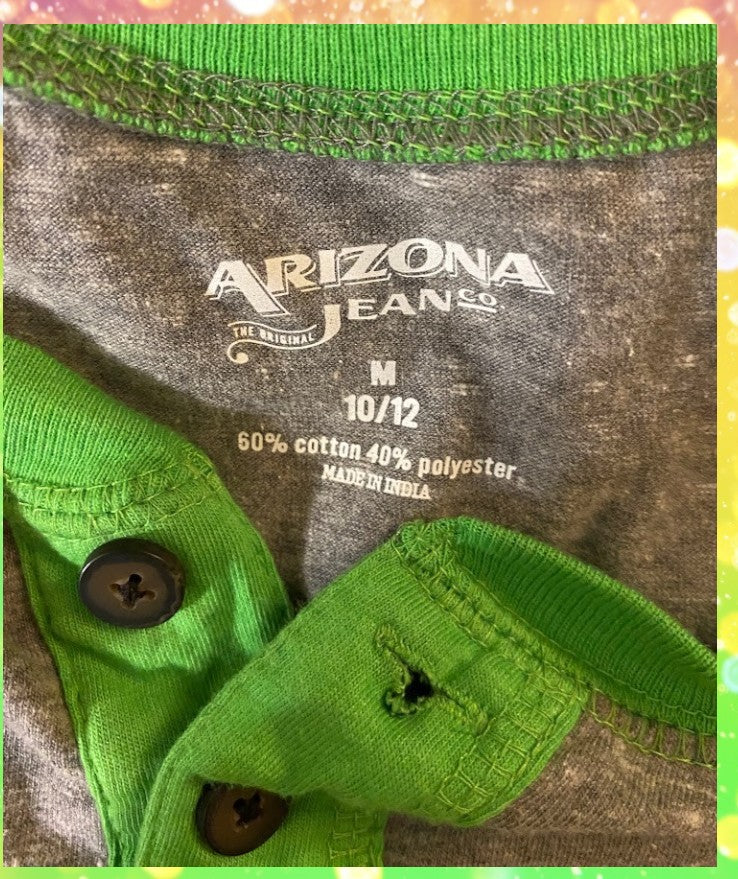 This boy's Arizona long sleeve shirt is both stylish and practical
