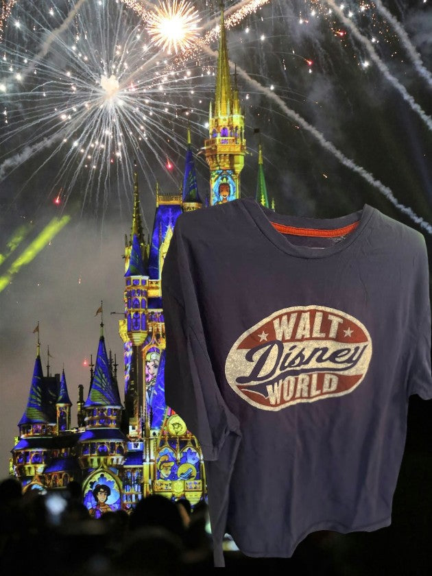 Experience the magic of Disney with this expertly crafted men's authentic quality graphic tee