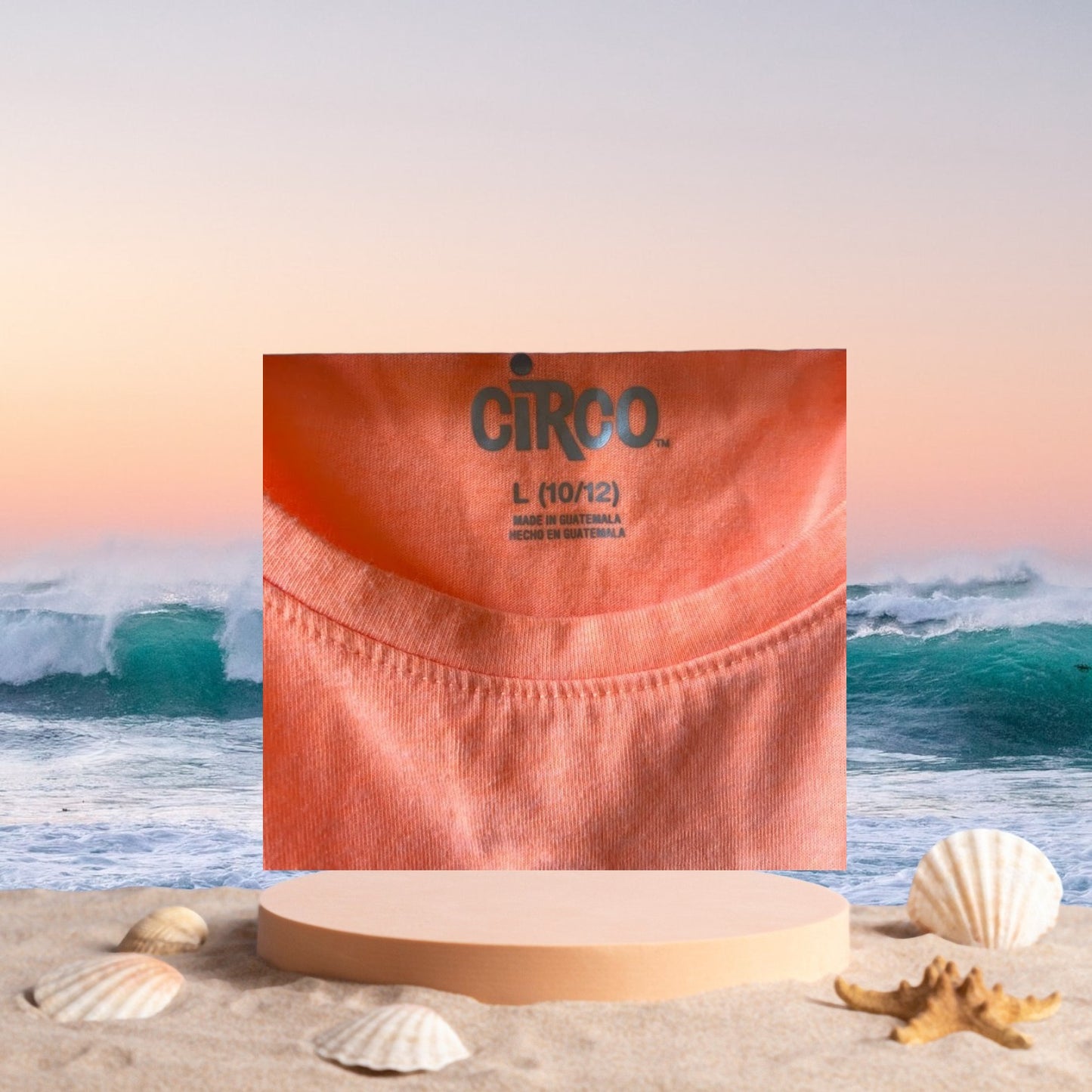 Enjoy the summer in this Circo surf and sun graphic tee tank top for juniors
