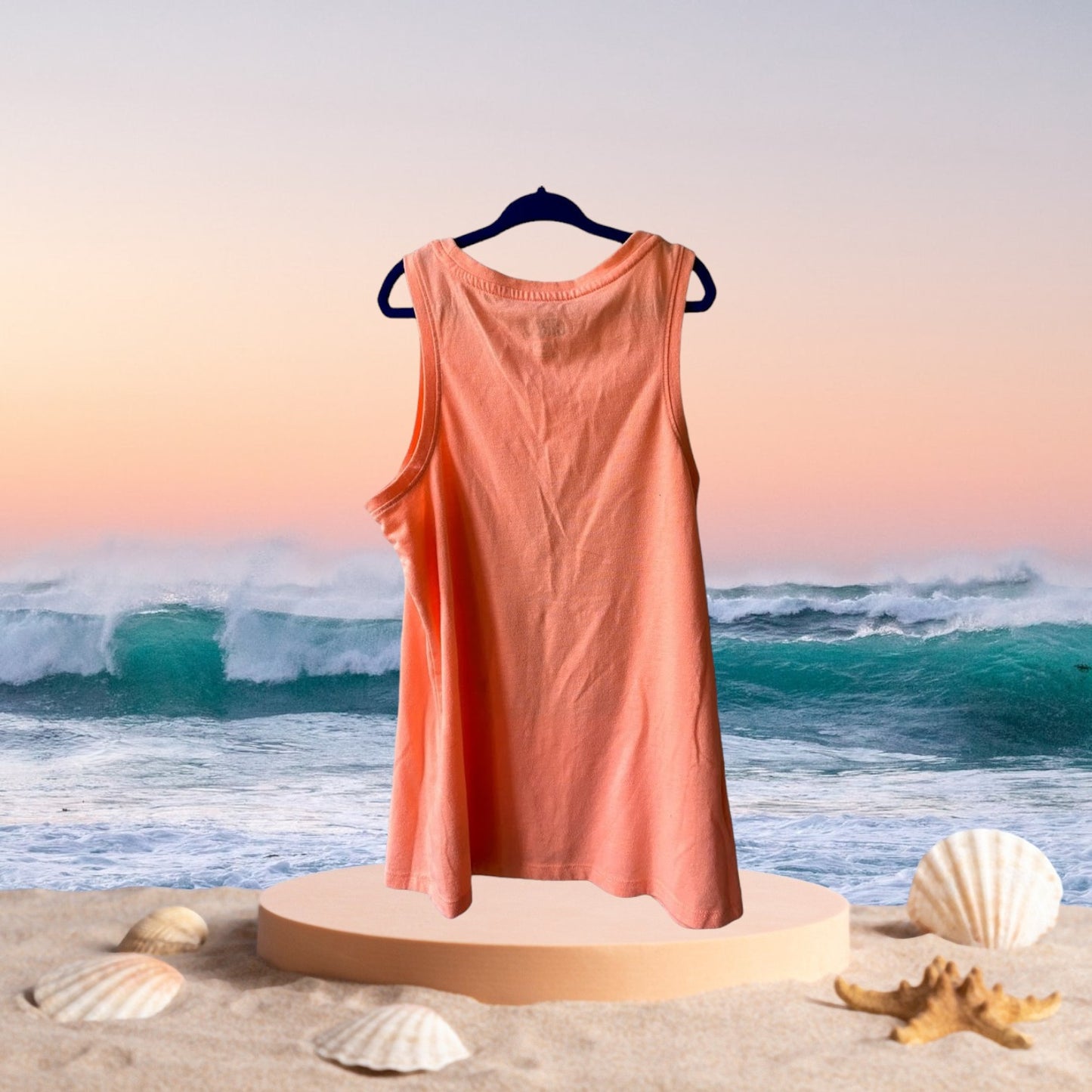 Enjoy the summer in this Circo surf and sun graphic tee tank top for juniors