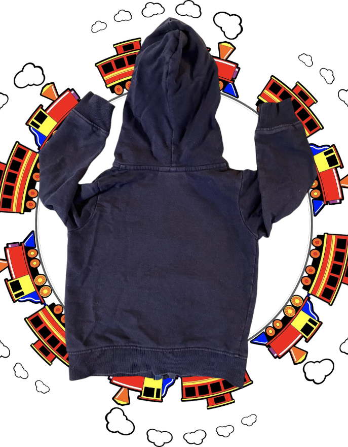 This MiniBamba Cotton Stripe Hooded Sweatshirt is perfect for your little adventurer