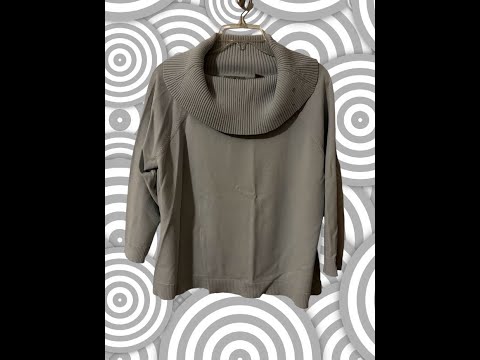 For a chic and comfortable look, this Kate Hill drop turtleneck blouse is for you