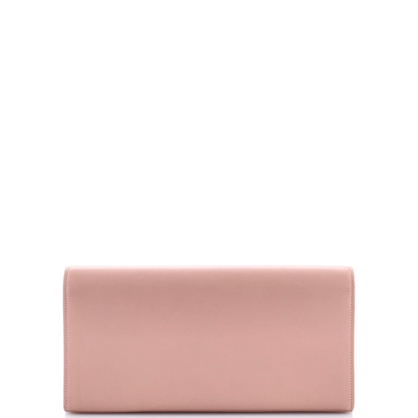 Saint Laurent, Pre-Loved Classic Monogram Tassel Clutch Leather Long, Neutral