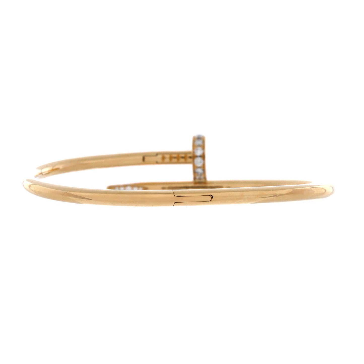 Cartier, Juste un Clou Bracelet 18K Yellow Gold with Diamonds Classic