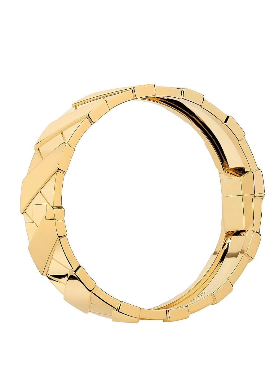 SAKS EST. 1924, Helix Infinite Large Bangle 18K Yellow Gold