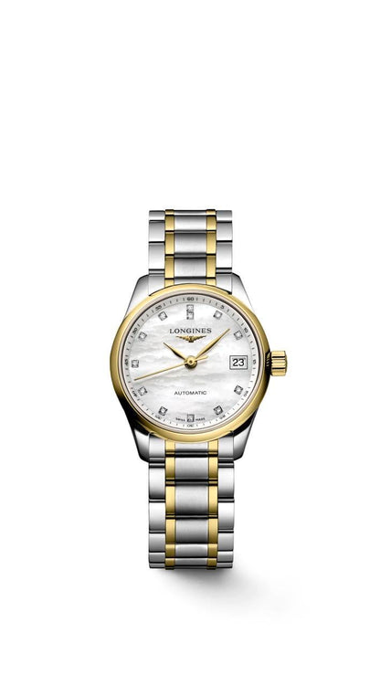 LONGINES Master Collection Automatic Watch, White Mother Of-Pearl