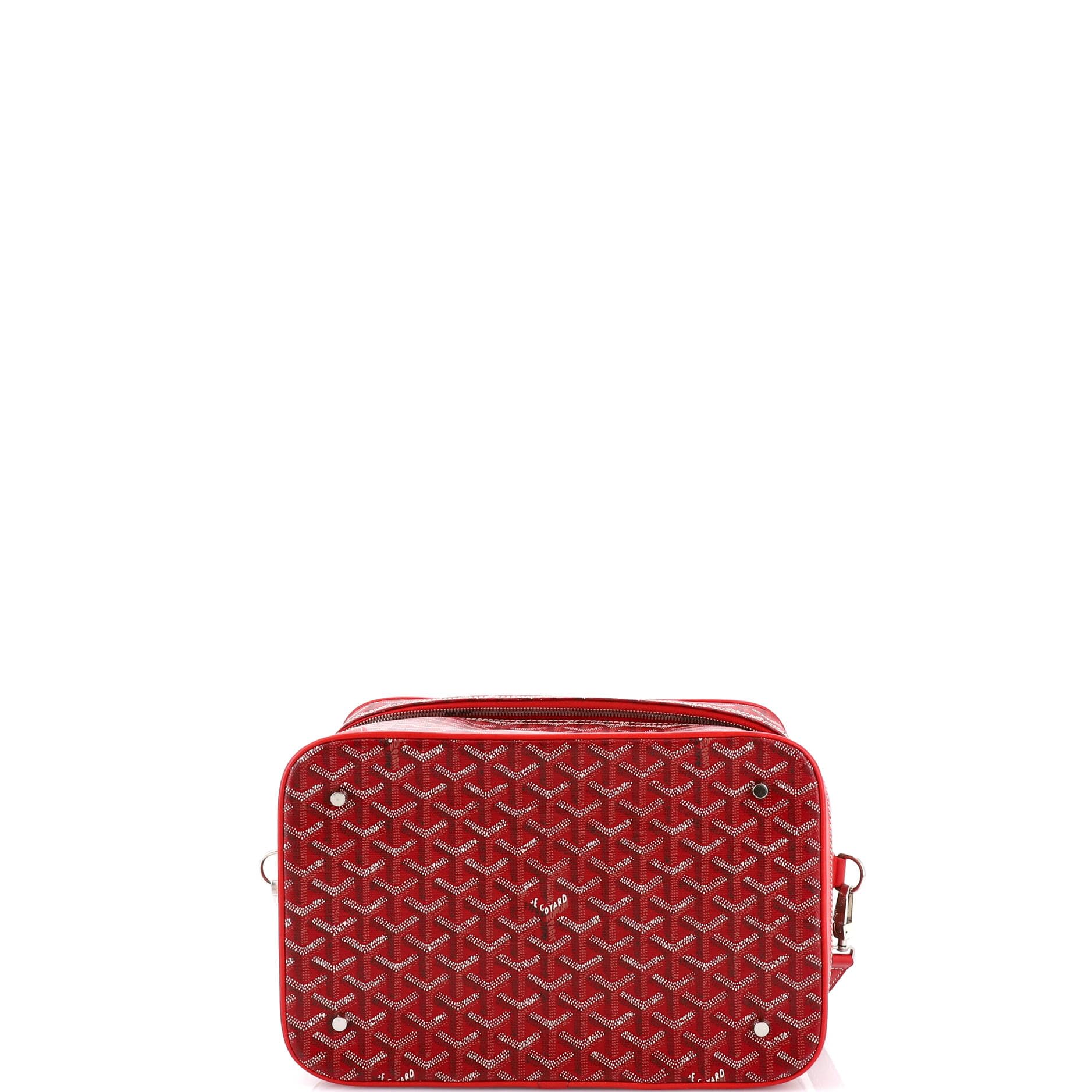 Goyard, Convertible Cosmetic Train Case Coated Canvas, Pre-Loved Condition