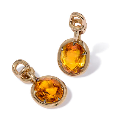Annoushka Knuckle Earrings, 14ct Yellow Gold - Citrine Carat Weight: 3.84ct