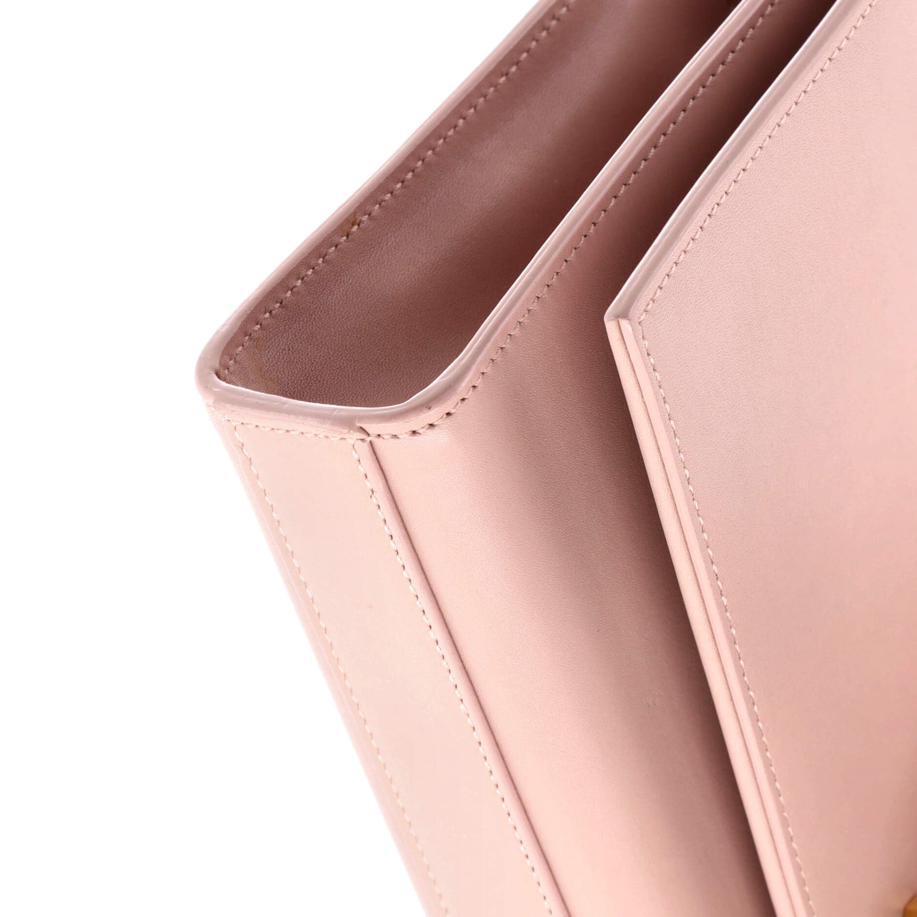 Saint Laurent, Pre-Loved Classic Monogram Tassel Clutch Leather Long, Neutral