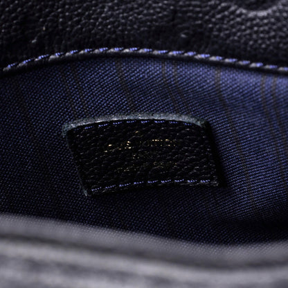 Louis Vuitton, Pre-Loved Artsy Handbag Monogram Empreinte Leather MM, Black