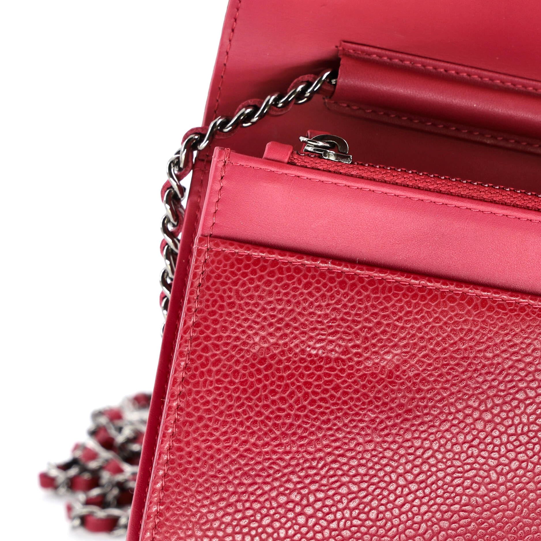 Chanel, Timeless Wallet on Chain Caviar, Pre-Loved Condition