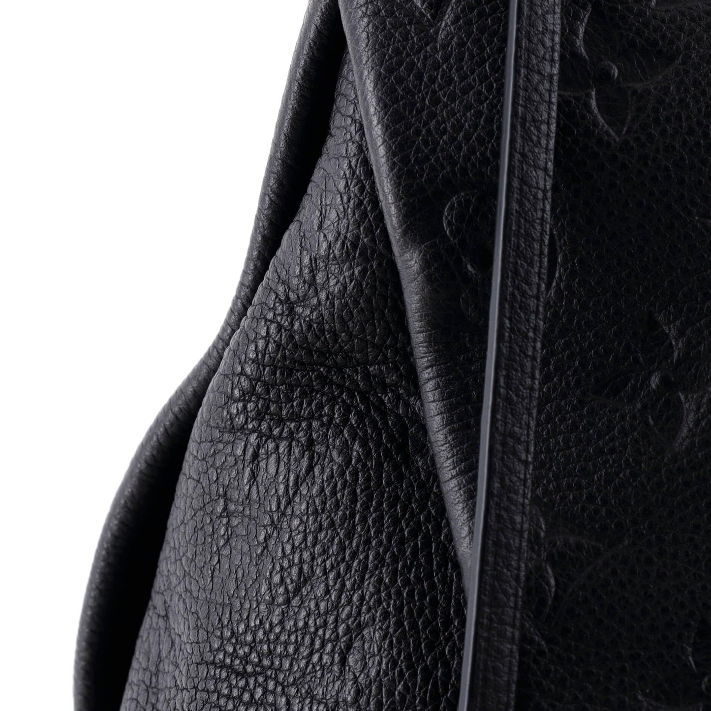 Louis Vuitton, Pre-Loved Artsy Handbag Monogram Empreinte Leather MM, Black