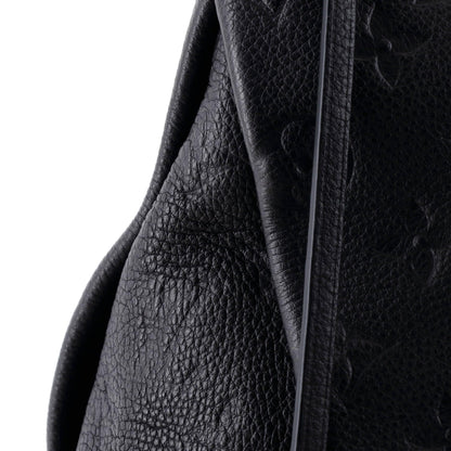 Louis Vuitton, Pre-Loved Artsy Handbag Monogram Empreinte Leather MM, Black
