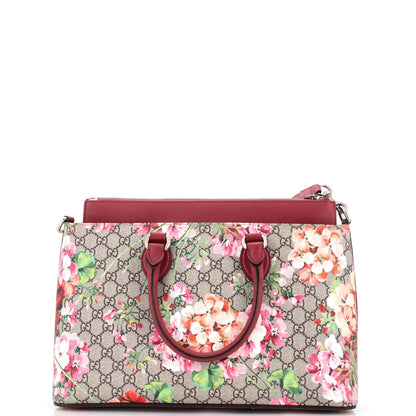 Gucci, Linea A Convertible Tote Blooms Print GG Coated Canvas Medium, Pre-Loved Condition