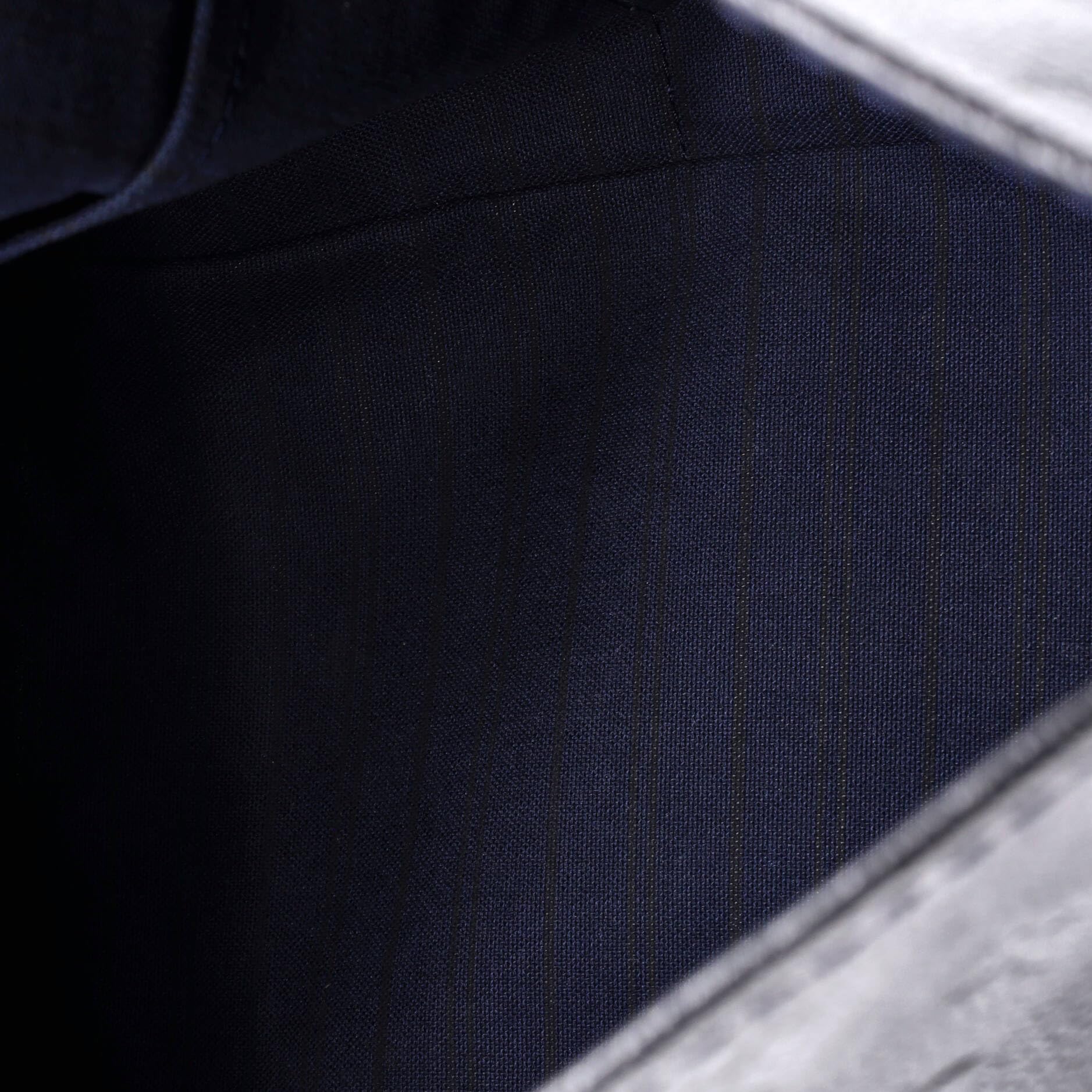 Louis Vuitton, Pre-Loved Artsy Handbag Monogram Empreinte Leather MM, Black