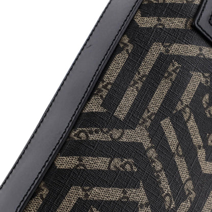 Gucci, Front Zip Messenger Caleido GG Coated Canvas, Pre-Loved Condition