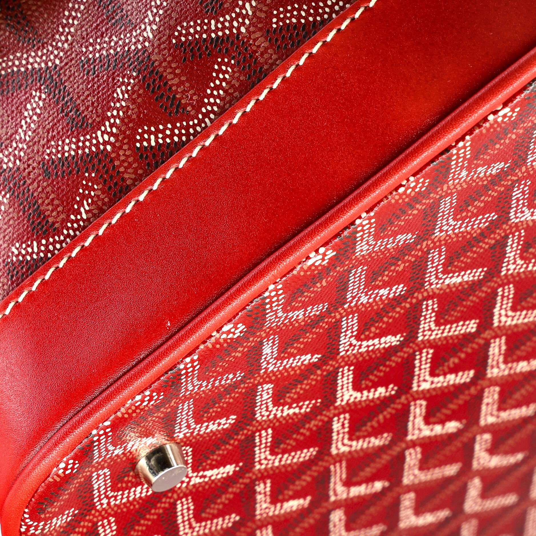 Goyard, Convertible Cosmetic Train Case Coated Canvas, Pre-Loved Condition