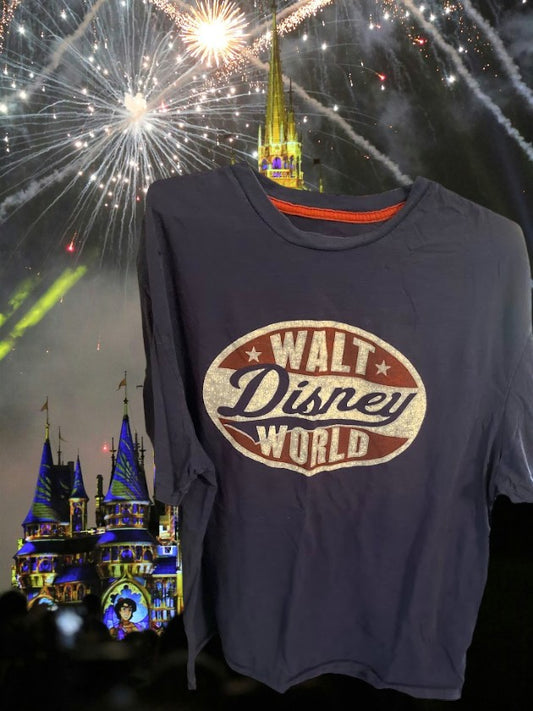 Experience the magic of Disney with this expertly crafted men's authentic quality graphic tee