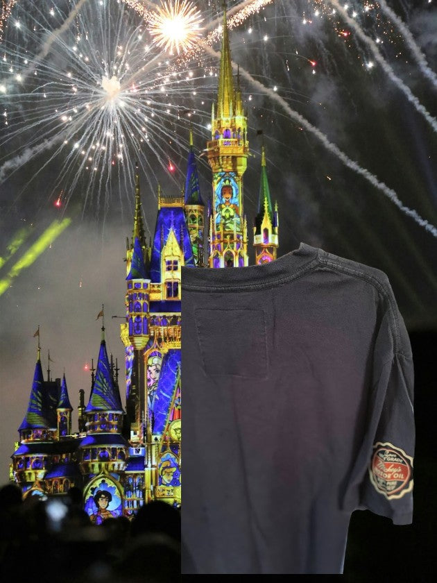 Experience the magic of Disney with this expertly crafted men's authentic quality graphic tee