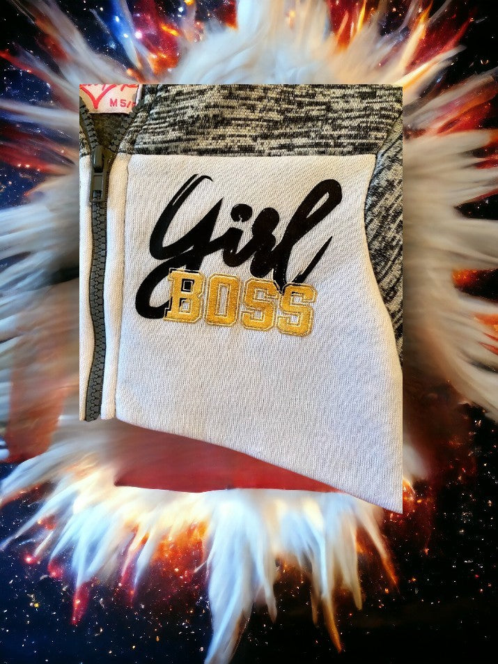 The stunning Chillipop "Girl Boss" Hoodie offers a fashionable and functional option for any outfit