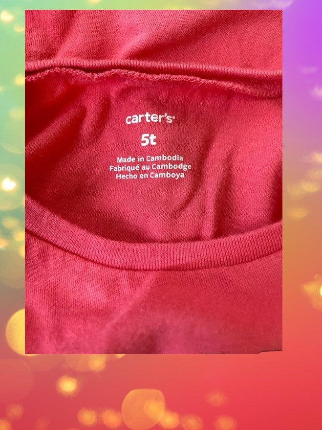 Made with a sparkling design, this Carter's top features a stylish and comfortable fit