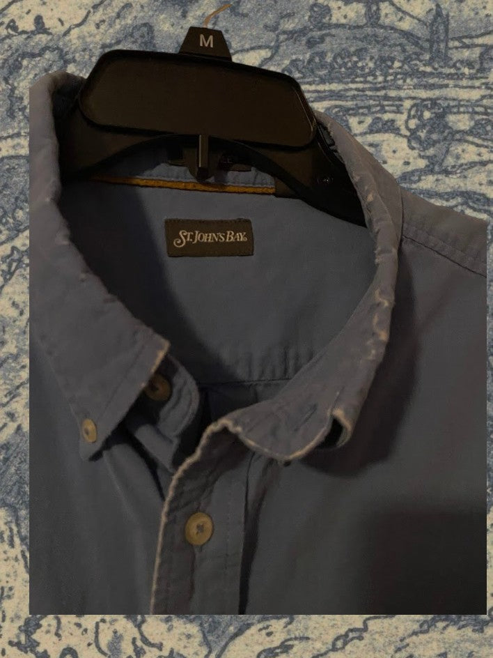 St. John's Bay worry free button down cotton shirt for ultimate comfort