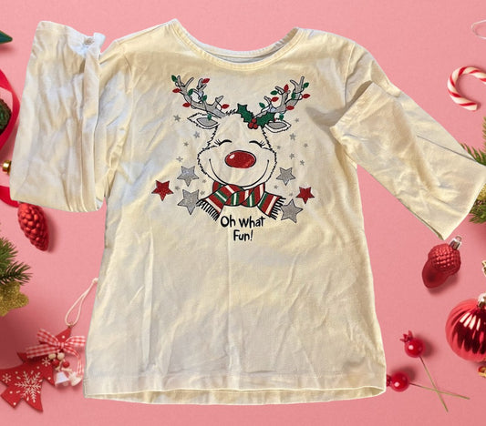 Get ready for the holiday season with our Holiday Time girl's graphic long sleeve tee