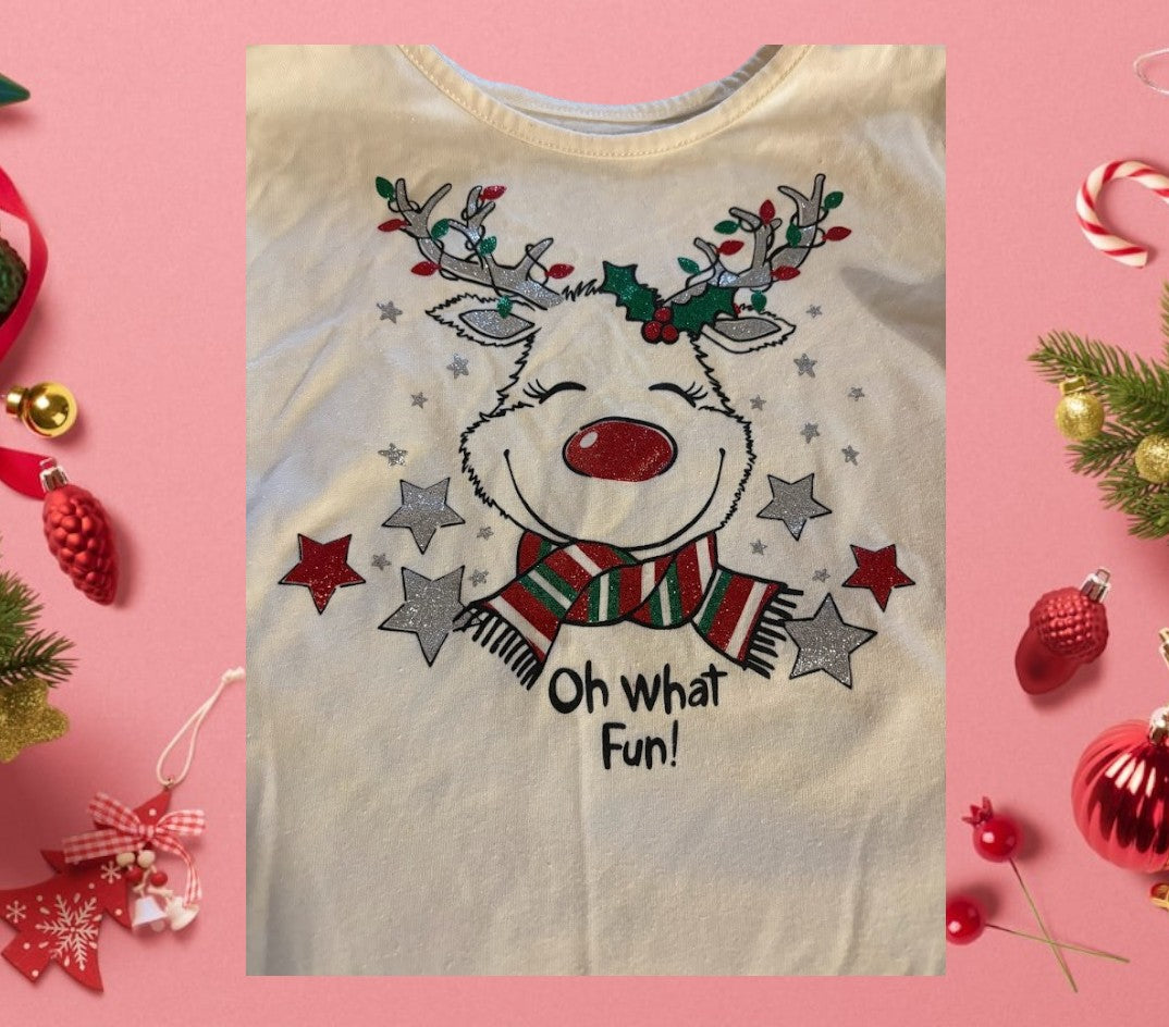 Get ready for the holiday season with our Holiday Time girl's graphic long sleeve tee