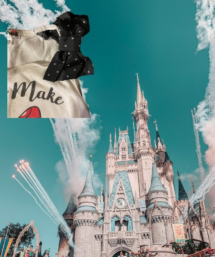 Get ready for your next adventure in style with this Disney "Bows Make Everything Better" tank top