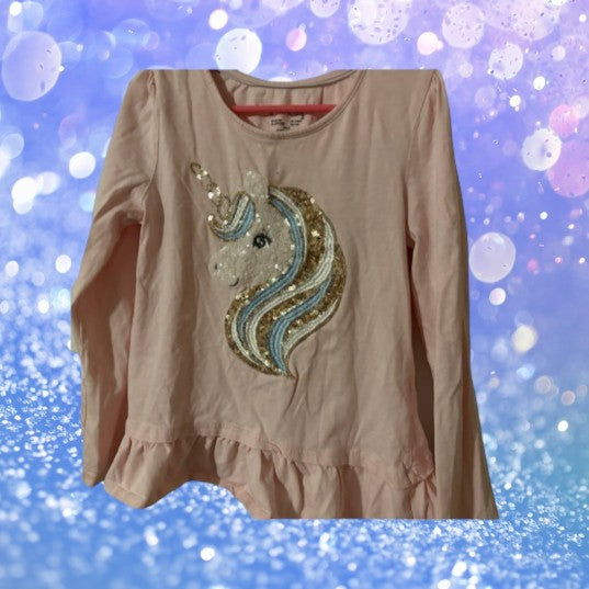 Sequin Unicorn Top with matching Mini Bag