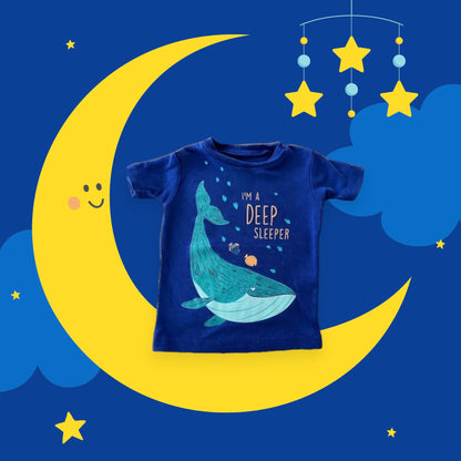 Discover the delightful ocean theme of Carter's graphic pajama top