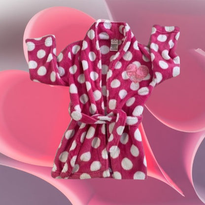 2pc -Disney Polka Dot Bathrobe & Pajama Pants - Perfect for your little Princess!
