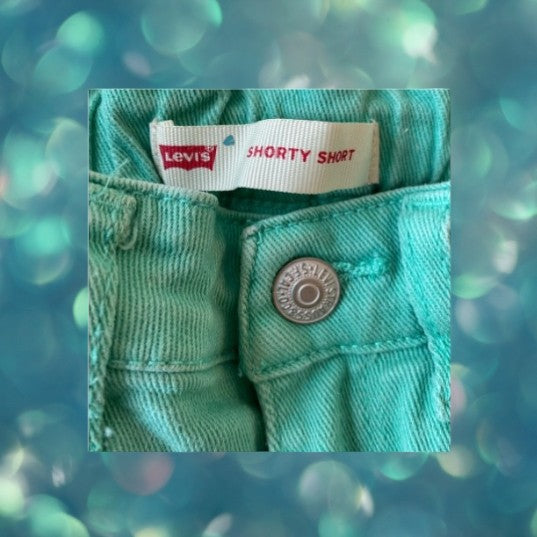 Levi Strauss & Co., dazzling and stylish sequin jean shorts makes a stylish addition to any little girl's wardrobe