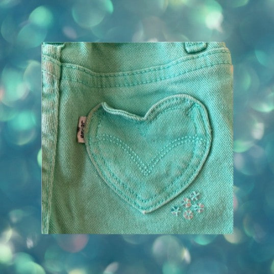 Levi Strauss & Co., dazzling and stylish sequin jean shorts makes a stylish addition to any little girl's wardrobe