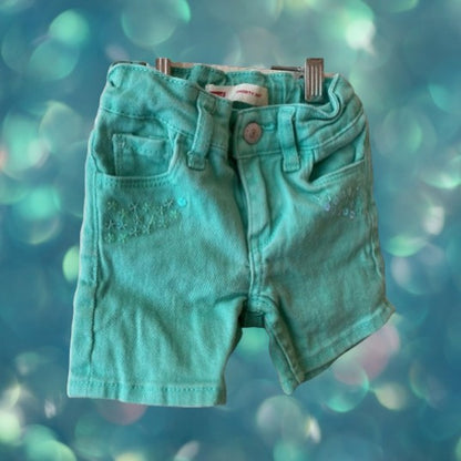 Levi Strauss & Co., dazzling and stylish sequin jean shorts makes a stylish addition to any little girl's wardrobe