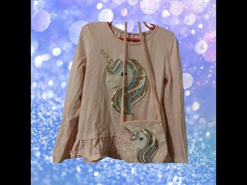 Experience the magic of Cynthia Rowley with the stunning Sequin Unicorn Top and matching mini bag