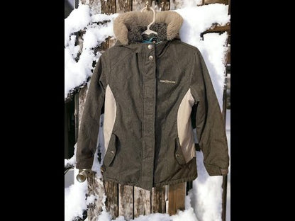 The ZeroXPosur Faux Fur Hood Coat is a fully-lined, warm and stylish option for colder weather